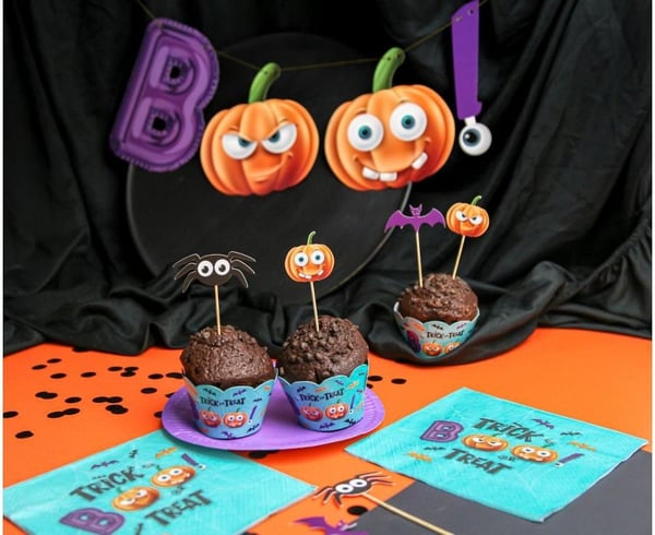 Halloween Boo papirskilt 150 cm