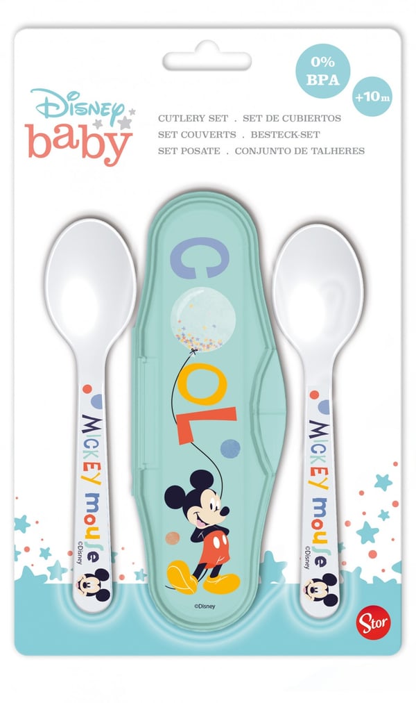 Mickey Mouse barnas reisebestikksett fra Disney Mickey Mouse barnas reisebestikksett fra Disney
