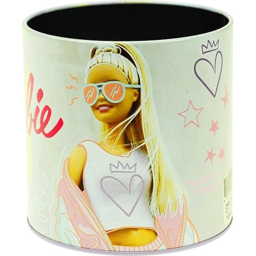 Barbie metallpennholder 10,5 cm med vinddesign