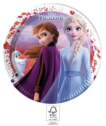 Disney Frost toalettpapir tallerkener 8 stk 23 cm FSC Disney Frost toalettpapir tallerkener 8 stk 23 cm FSC