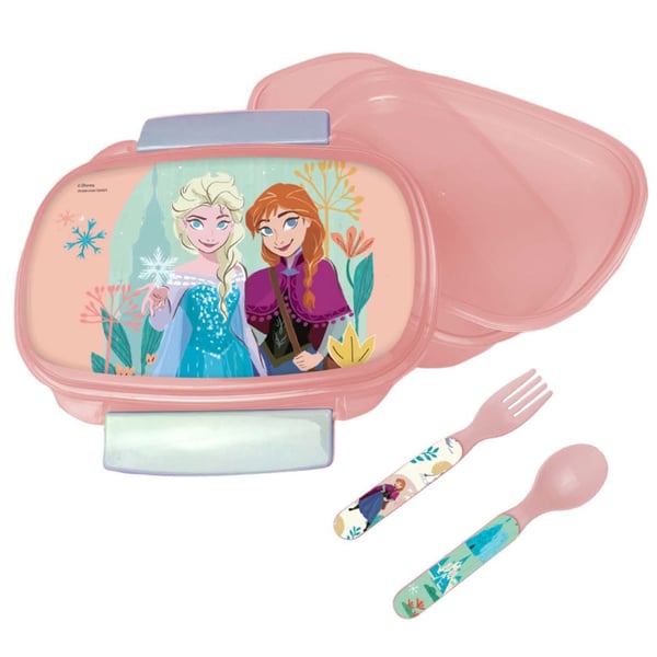 Disney Frozen Together matboks med bestikksett
