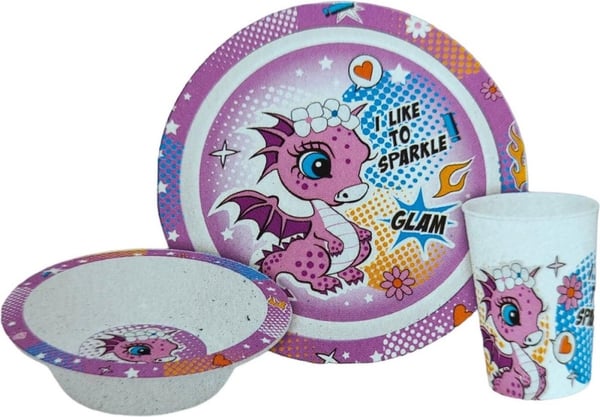 Dragon Dragon, Glam servise i mikropolymer, sett i eske Dragon Dragon, Glam servise i mikropolymer, sett i eske