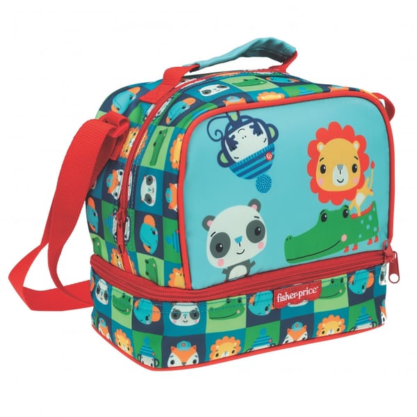 Fisher-Price termotaske til frokost med dyremotiv, 21 cm