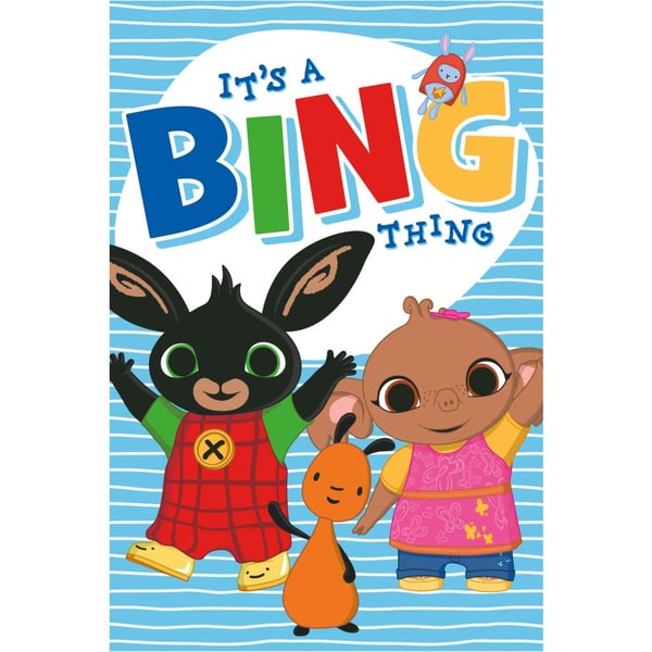 Bing Thing fleecepledd 100x150 cm
