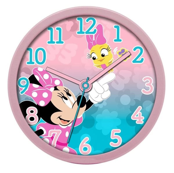 Disney Minnie Villblomst veggklokke 25 cm