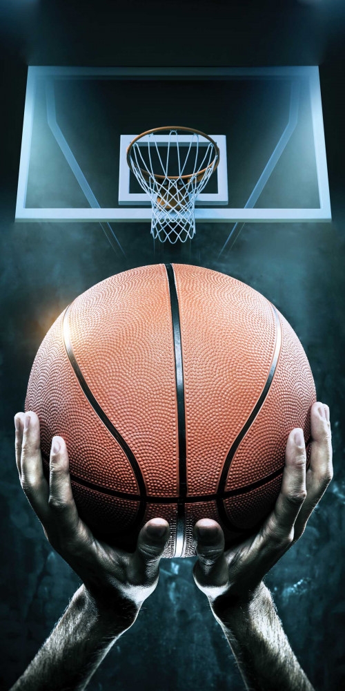 Basketball, badehåndkle, strandhåndkle 70*140 cm