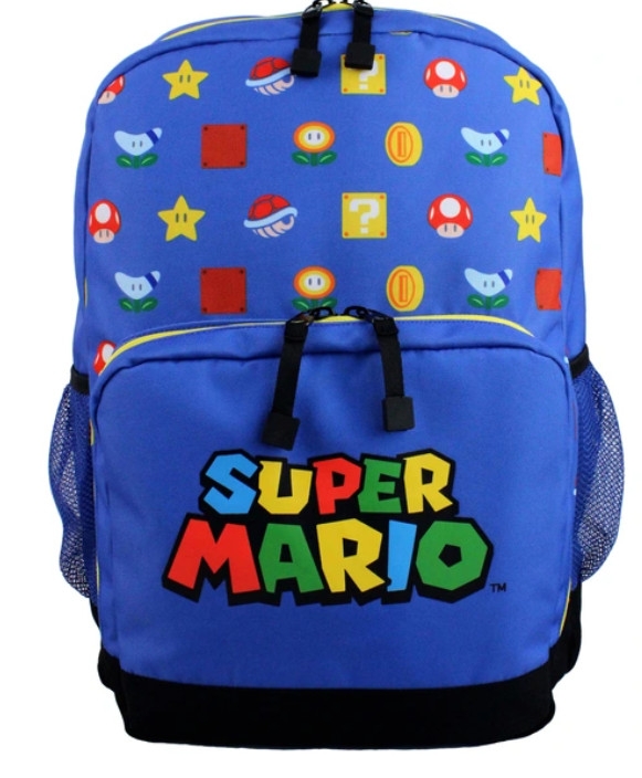 Super Mario ryggsekk, 35 cm veske