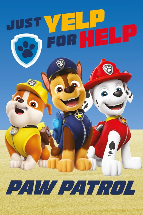 Paw Patrol Yelp polar fleece tæppe 100x150 cm