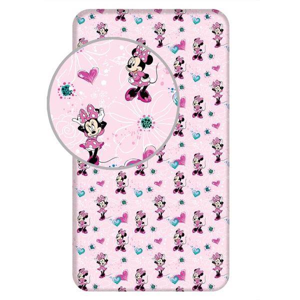 Minnie Flowers joustava sijauspatja 90x200 cm Disneyltä