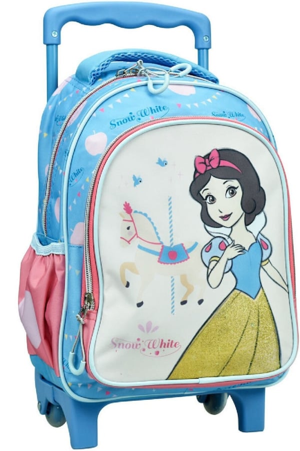 Disney Princess Snövit rullande ryggsäck för förskolebarn, 30 cm