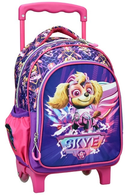 Paw Patrol Skye rullende rygsæk til førskolebørn, 30 cm