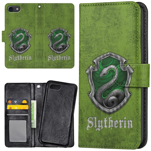 iPhone 16e/17e - Lommebok Deksel Harry Potter Slytherin