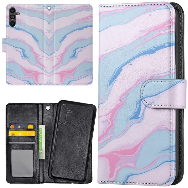 Samsung Galaxy S25 - Lommebok Deksel Marmor
