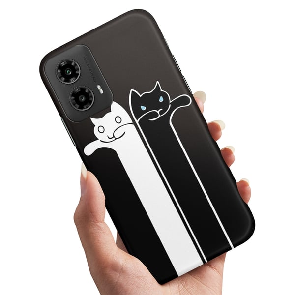 Deksel / Mobildeksel til Motorola Moto G55 5G - Avlange Katter