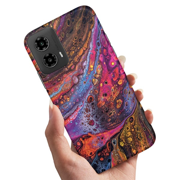 Deksel / Mobildeksel til Motorola Moto G35 5G - Psykedelisk
