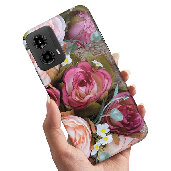 Deksel / Mobildeksel til Motorola Moto G55 5G - Blomster