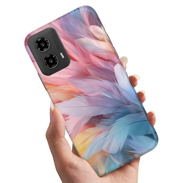 Deksel / Mobildeksel til Motorola Moto G35 5G - Feathers
