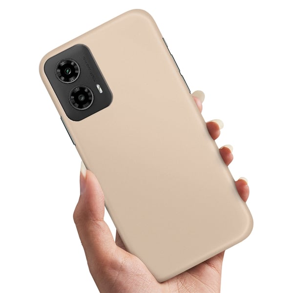 Deksel / Mobildeksel til Motorola Moto G35 5G - Beige