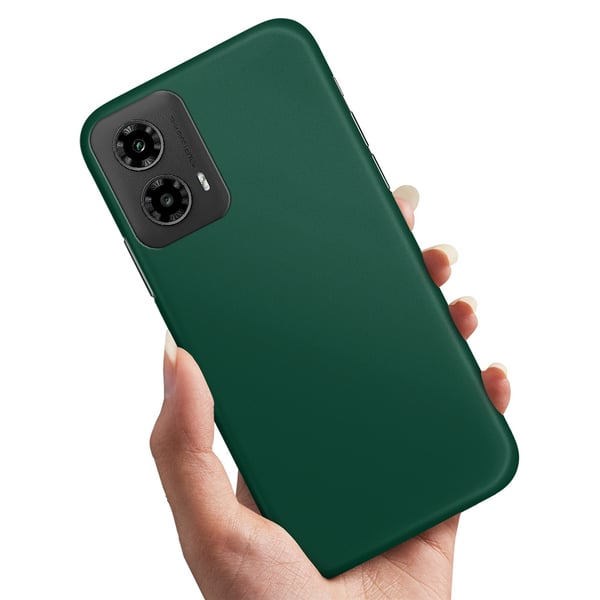 Deksel / Mobildeksel til Motorola Moto G55 5G - Mørkegrønn