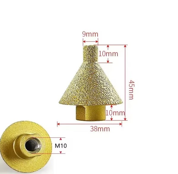Diamantsliper / Bor – Sliper 38mm - 38 mm