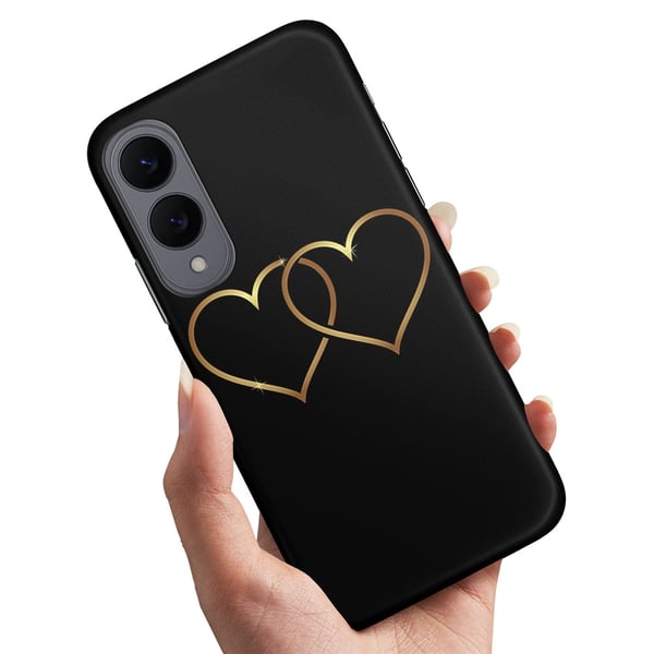 Cover / Mobilcover til Samsung Galaxy S25 Edge - Double Hearts