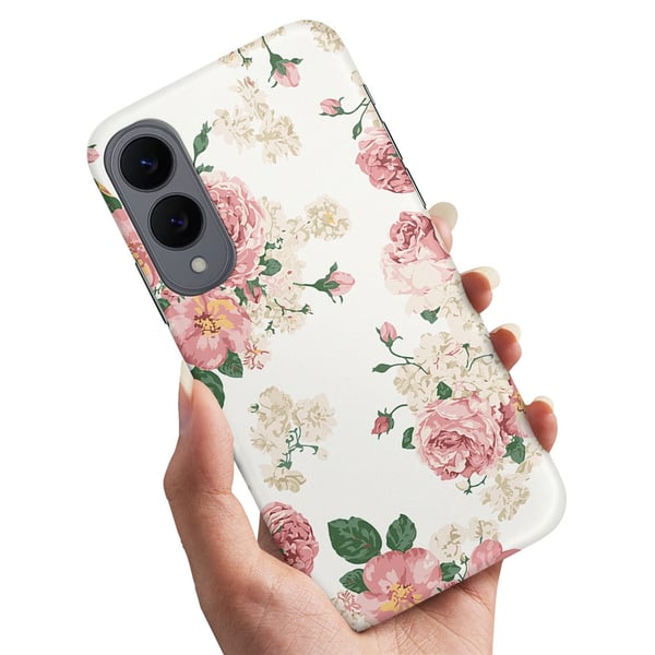 Deksel / Mobildeksel til Samsung Galaxy S25 Edge - Retro Blomster