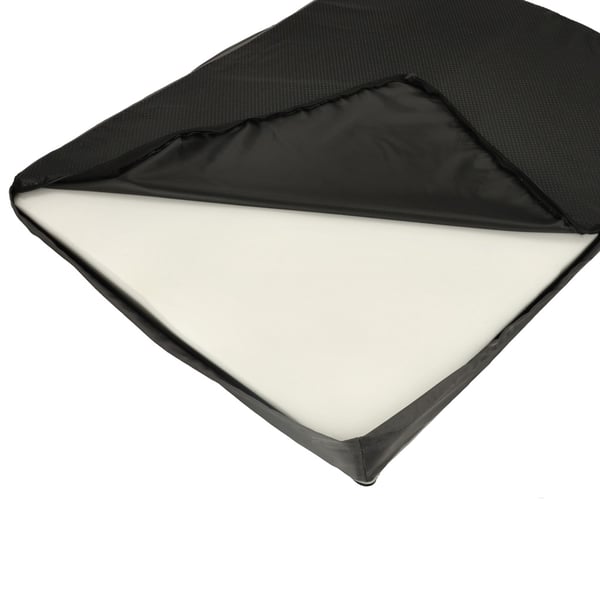 Ortopedisk hundeseng grå 90x70x10cm