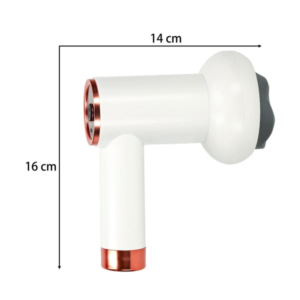 Kropsmassagepistol slankende 9i1 hvid