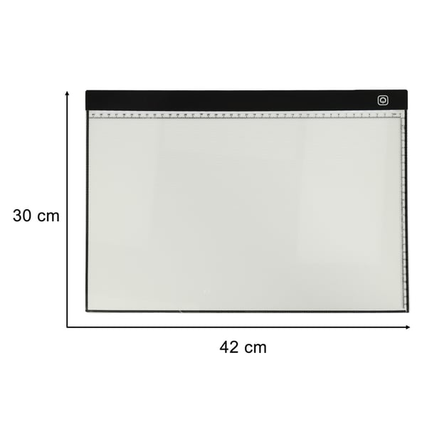 A3 LED Ritetavle - Lysbord / Lysplade - Bærbar