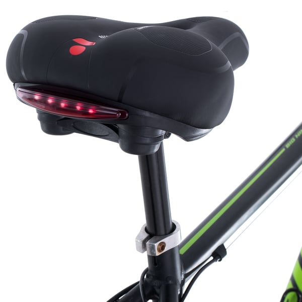 Sportssykkelsete komfortabelt skum elastisk LED-lys