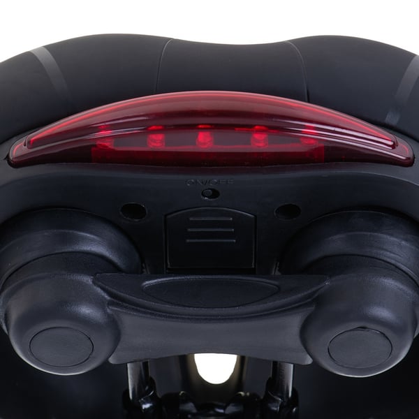 Sportssykkelsete komfortabelt skum elastisk LED-lys