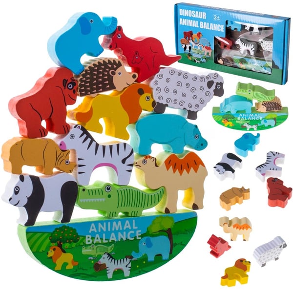 Puslespill balanserende safaridyr