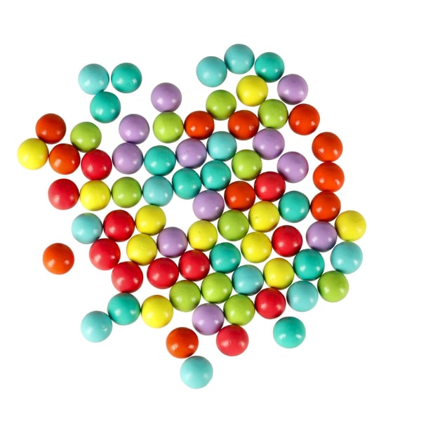 Pedagogisk Montessori-perleballmosaikkpuslespill 77 deler
