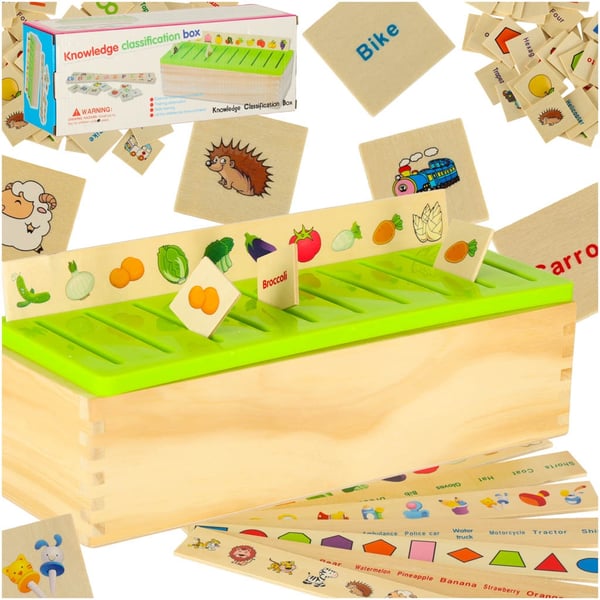 Sorteringspuslespill for barn