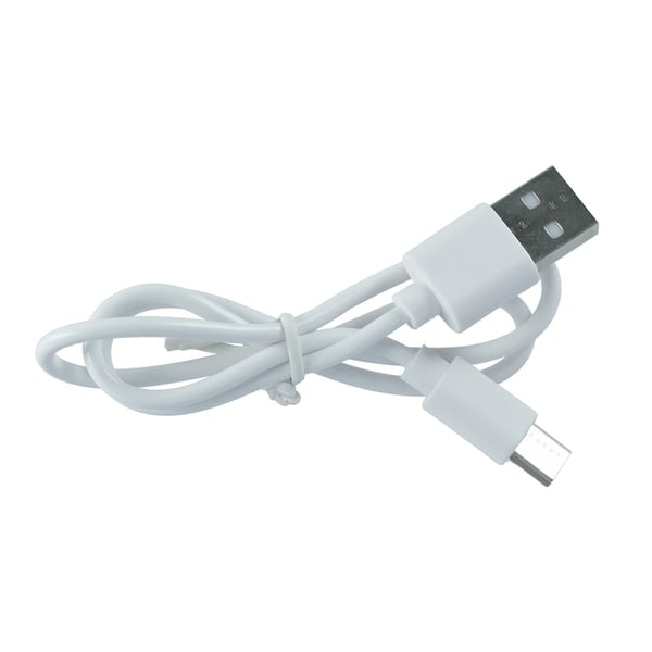 LED G-lampe med induktiv oplader sort