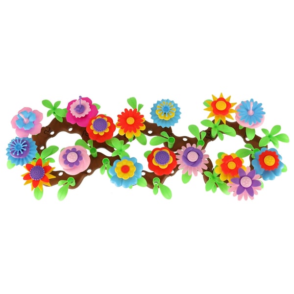 Blomster kreative blokke blomsterhave 104 elementer