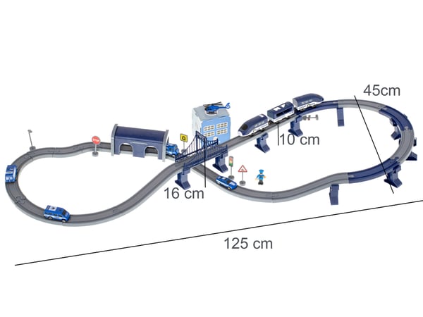 Elektriske politibiler med 92 elementer ~300 cm
