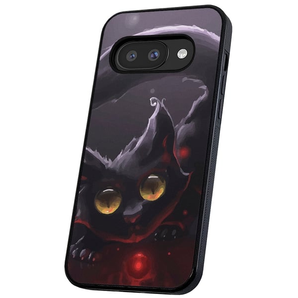 Google Pixel 9A - Kuoret/Suojakuori Musta Kissa