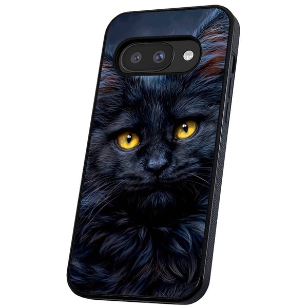 Google Pixel 9A - Kuoret/Suojakuori Musta Kissa