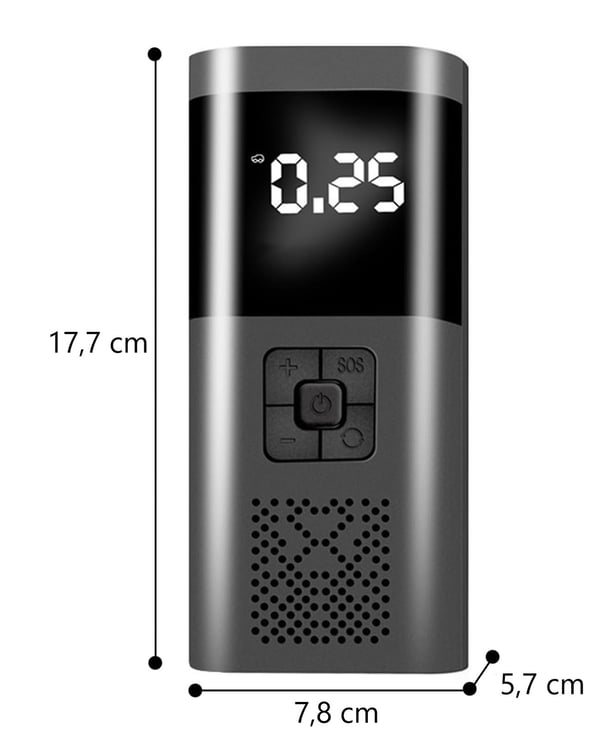 Kompressor for Bil / Luftkompressor - 150 psi – Luftpumpe 12V - Trådlös