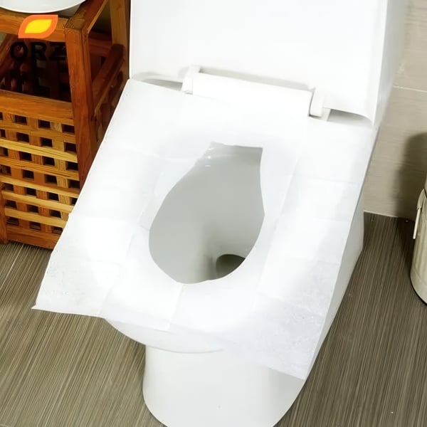 Spylbart Toalettseteovertrekk / Engangsbeskyttelse - 10-Pack