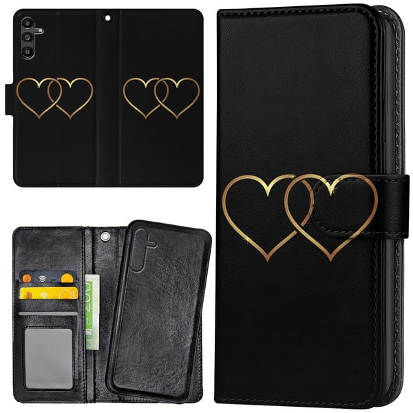 Samsung Galaxy A36 5G - Lommebok Deksel Double Hearts