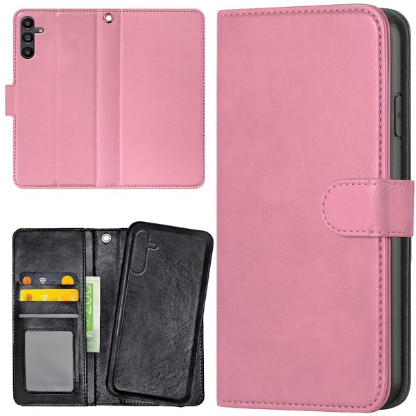 Samsung Galaxy A36 5G - Lommebok Deksel Lyserosa Samsung Galaxy A36 5G - Lommebok Deksel Lyserosa