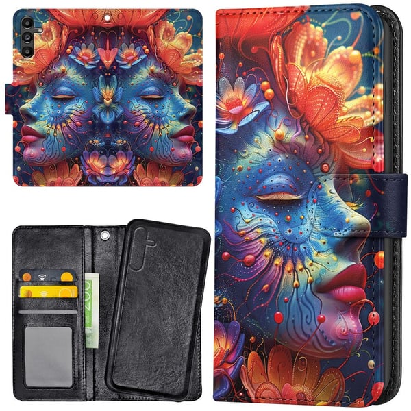 Samsung Galaxy A56 5G - Mobilcover/Etui Cover Psychedelic Samsung Galaxy A56 5G - Mobilcover/Etui Cover Psychedelic