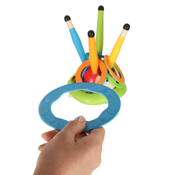 3-in-1 leppäkerttulelu, rakettilaukaisin