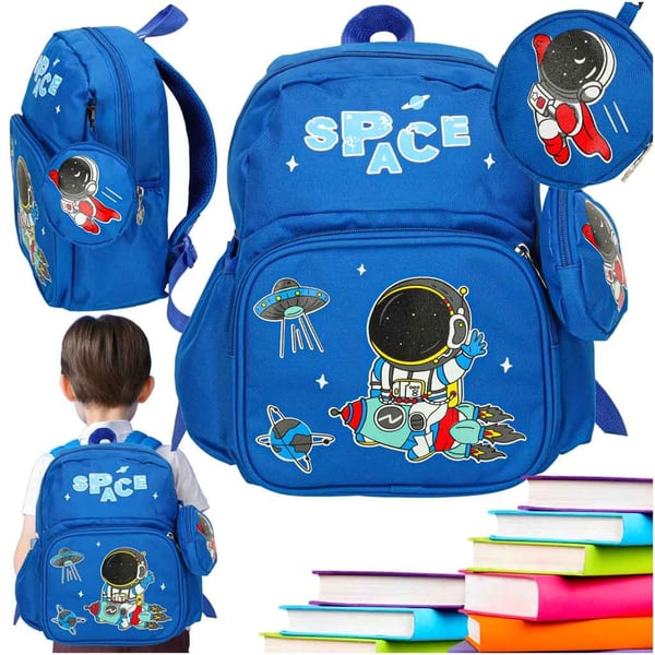 Esiopetusreppu astronautti 30x14x23 cm