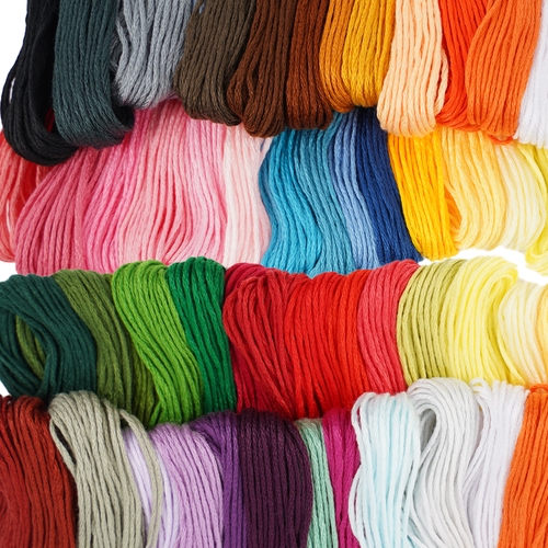 Broderitråd Sæt / Broderigarn - 50 stk