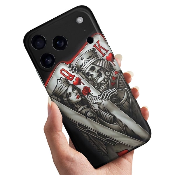 Kuoret / Suojakuoret iPhone 17 Pro - King Queen Korttipakka