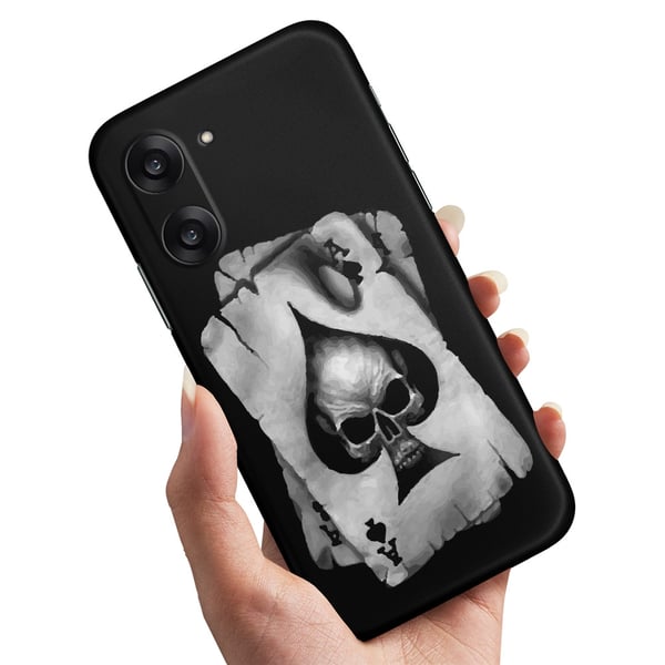 Cover / Mobilcover til OnePlus Nord CE5 - Dødningehoved Kortspil