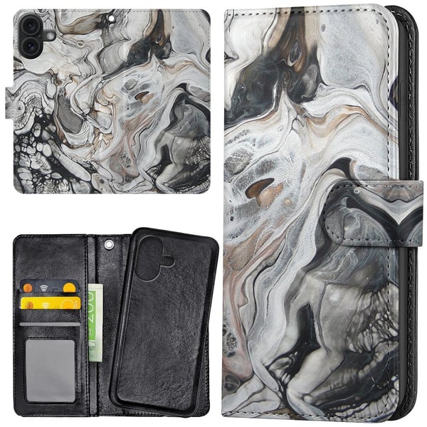 iPhone 17 - Lompakkokotelo/Kuoret Marmori